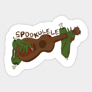 Spookulele (Official) Zombie Arms Sticker